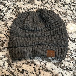 C.C Charcoal Beanie - NWOT